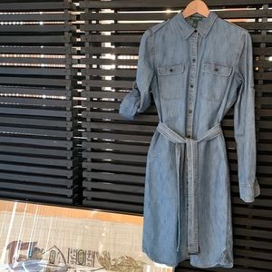 Lauren Ralph Lauren Belted Shirt Dress